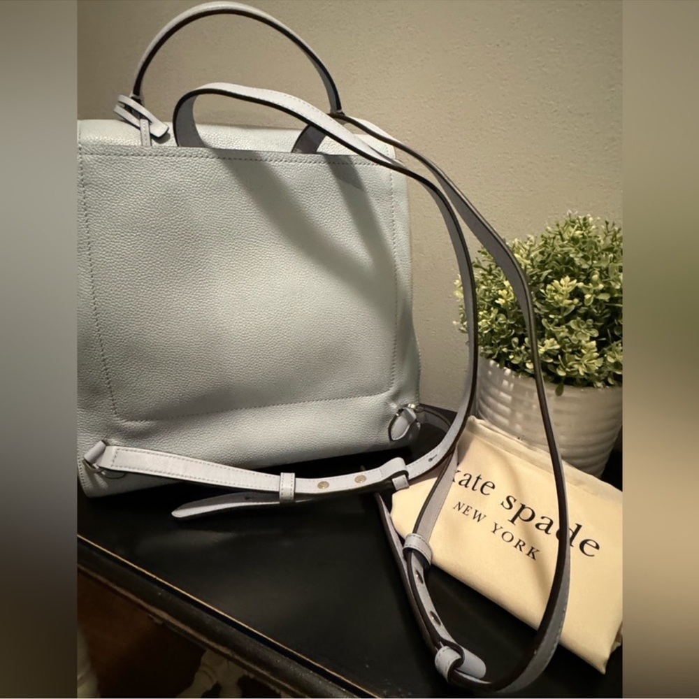 Kate Spade Thompson Medium Backpack Pale Hydrangea - Picture 4 of 8
